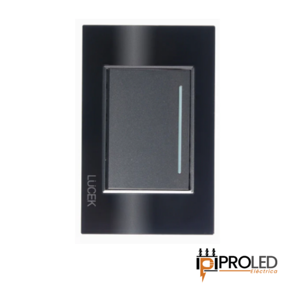 31 PLACA CON 1 INTERRUPTOR / LUCEK / BP01-CNN