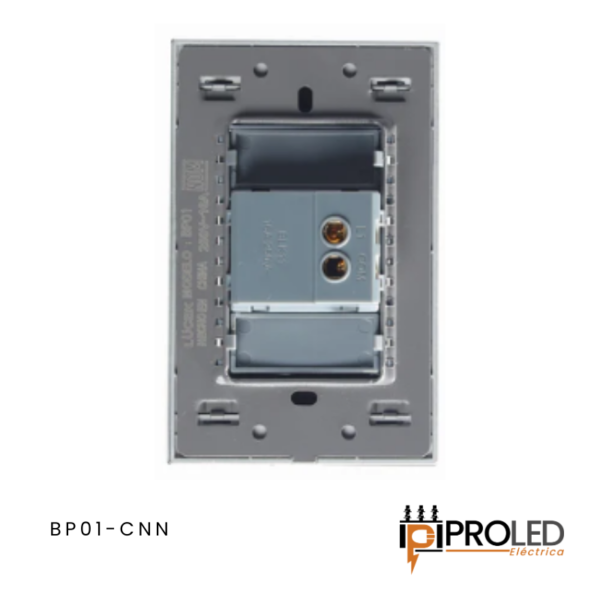33 PLACA CON 1 INTERRUPTOR / LUCEK / BP01-CNN